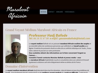 Mr Hadj Bafode est un grand voyant medium et marabout africain