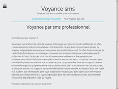 Le meilleur service de voyance par sms