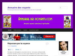 Annuaire gratuit voyance et ésotérisme